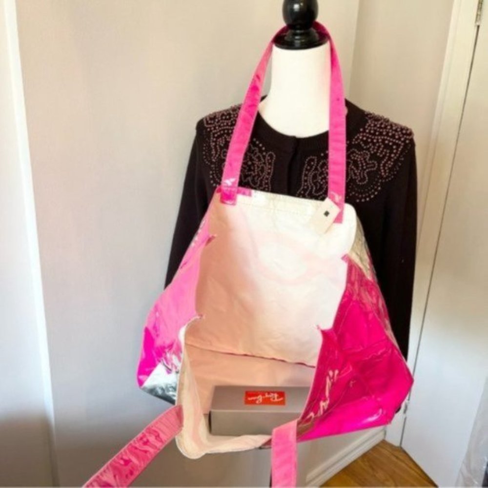 New Barbie David Dixon? tote bag hot pink vintage 1959 shopping bag - Picture 5 of 7